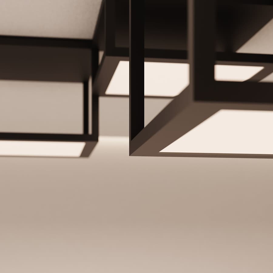Sonneman Cubix 7 Light LED Surface Mount