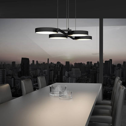Sonneman Light Guide Ring 4 Light 37-1/2" Wide Full Sized Pendant