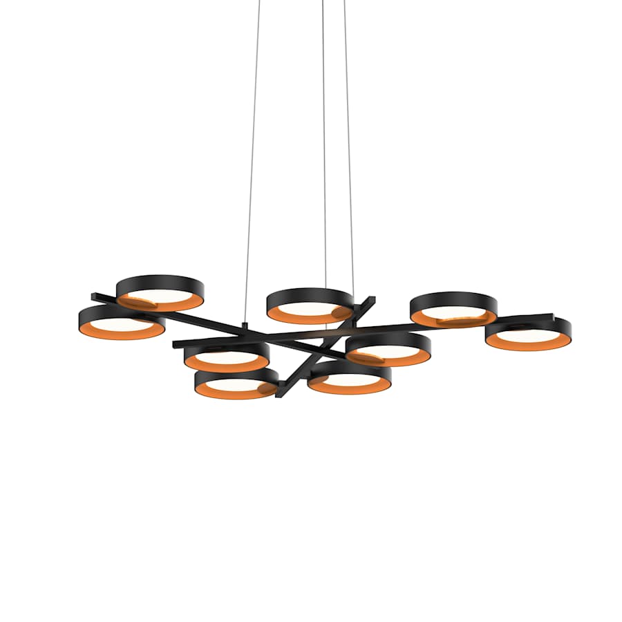 Sonneman Light Guide Ring 9 Light 48-1/4" Wide Full Sized Pendant
