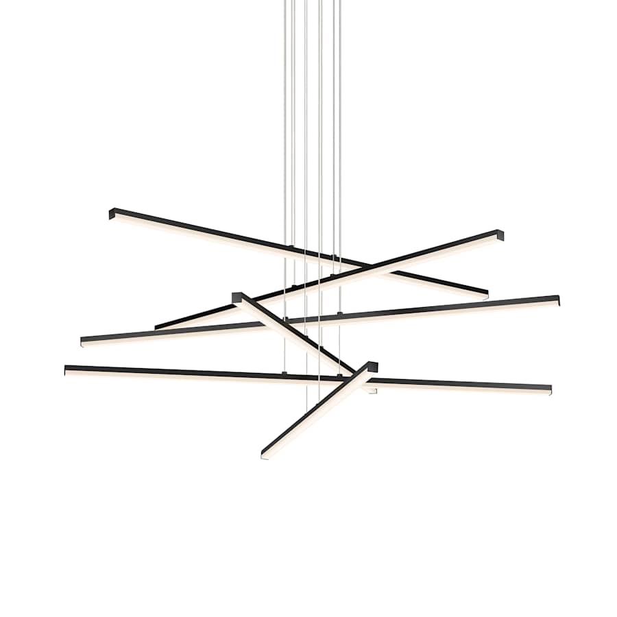 Sonneman Stix 40" Wide Chandelier