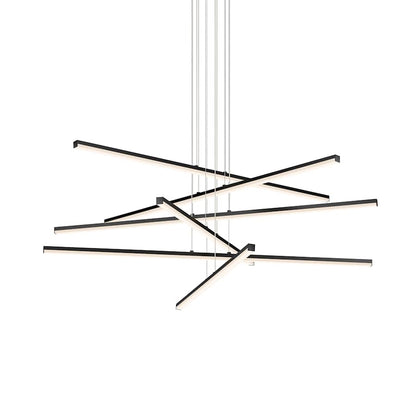 Sonneman Stix 40" Wide Chandelier