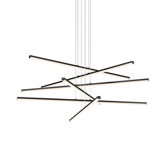 Sonneman Stix 40" Wide Chandelier
