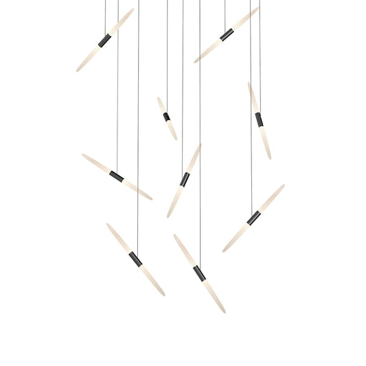 Sonneman Ballet 41' Wide 9 Light Chandelier