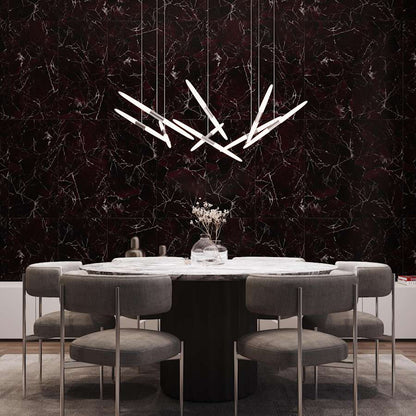 Sonneman Ballet 9 Light 21" Wide LED Abstract Multi Light Pendant