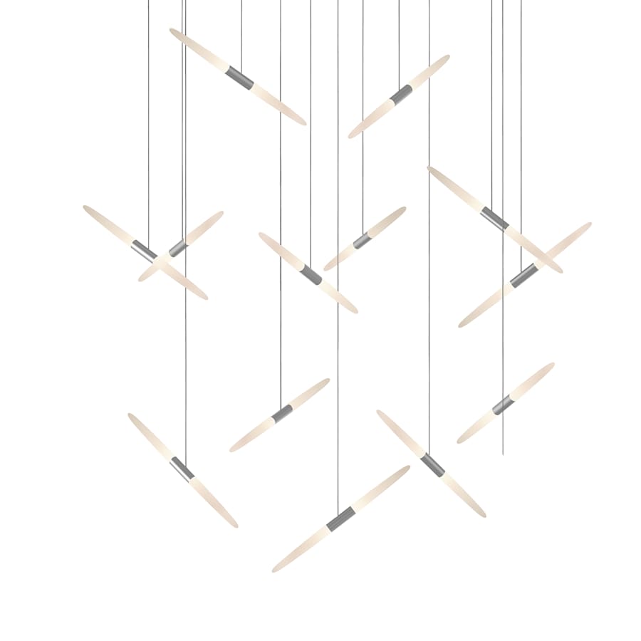 Sonneman Ballet 41' Wide 13 Light Chandelier