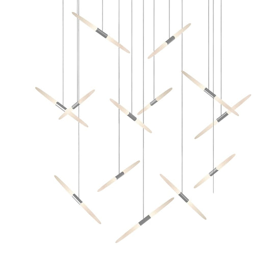Sonneman Ballet 41' Wide 13 Light Chandelier