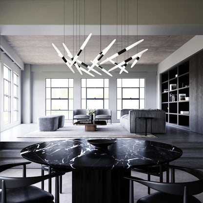 Sonneman Ballet 41' Wide 13 Light Chandelier