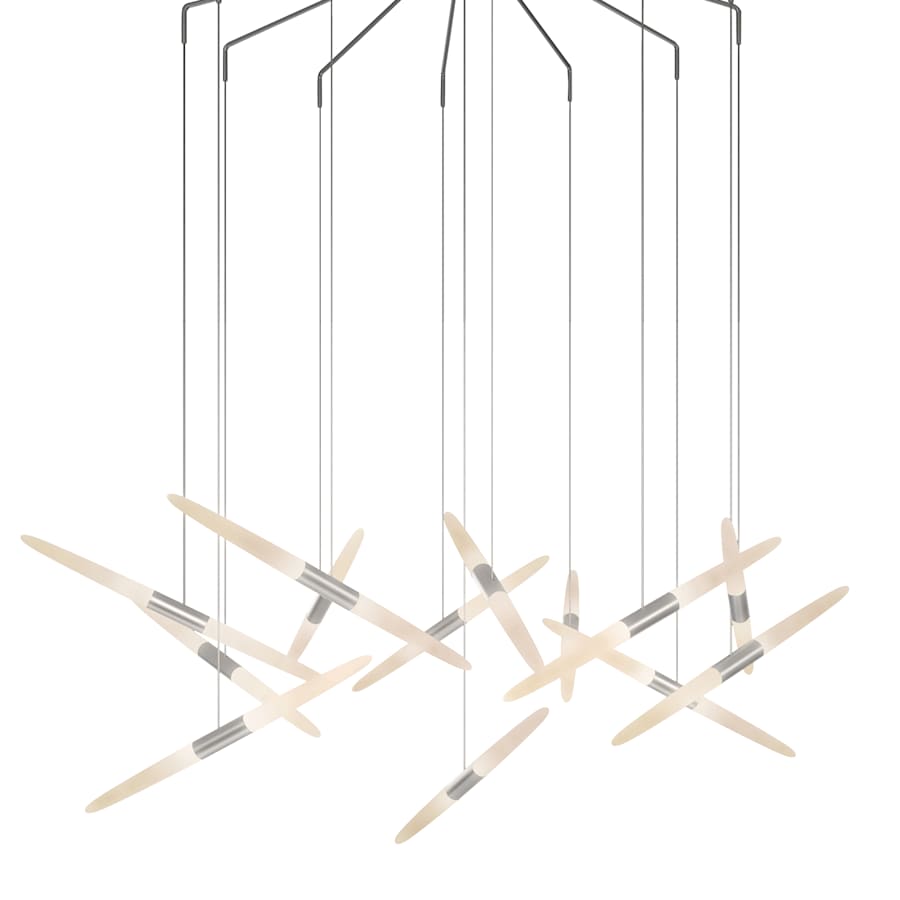 Sonneman Ballet 46" Wide 13 Light Chandelier