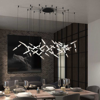 Sonneman Ballet 13 Light 27" Wide LED Abstract Multi Light Pendant