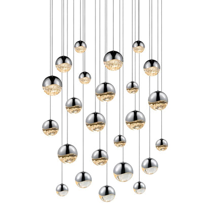 Sonneman Grapes 24 Light 27" Wide LED Suspension Multi Light Pendant