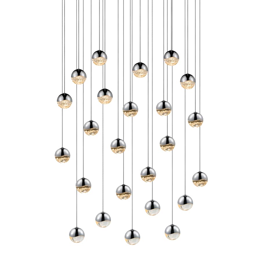 Sonneman Grapes 24 Light 26" Wide LED Suspension Multi Light Pendant