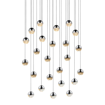 Sonneman Grapes 24 Light 26" Wide LED Suspension Multi Light Pendant