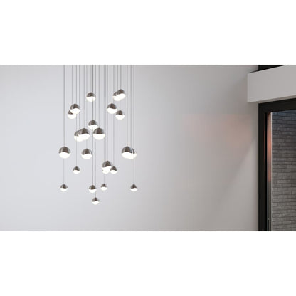 Sonneman Grapes 24 Light 27" Wide LED Suspension Multi Light Pendant