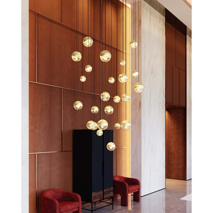 Sonneman Grapes 24 Light 27" Wide LED Suspension Multi Light Pendant