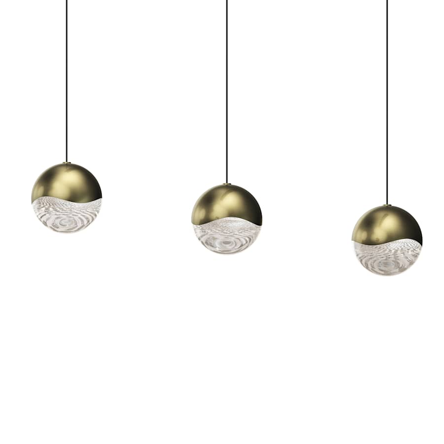Sonneman Grapes 3 Light 38" Wide LED Suspension Linear Pendant