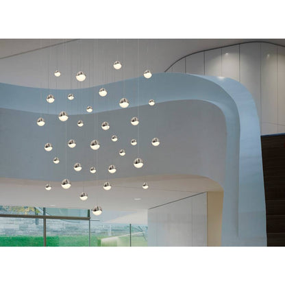 Sonneman Grapes 16 Light 24" Wide LED Suspension Multi Light Pendant