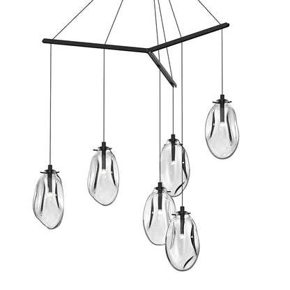 Sonneman Liquid 6 Light 39-1/4" Wide Full Sized Pendant