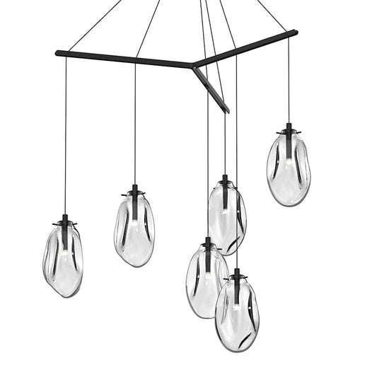 Sonneman Liquid 6 Light 39-1/4" Wide Full Sized Pendant