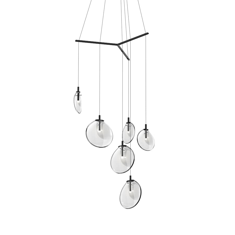 Sonneman Cantina 6 Light 42" Wide Full Sized Pendant