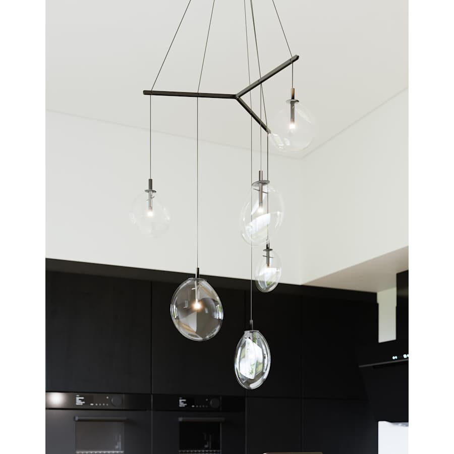 Sonneman Cantina 6 Light 42" Wide Full Sized Pendant