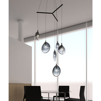 Sonneman Cantina 6 Light 42" Wide Full Sized Pendant