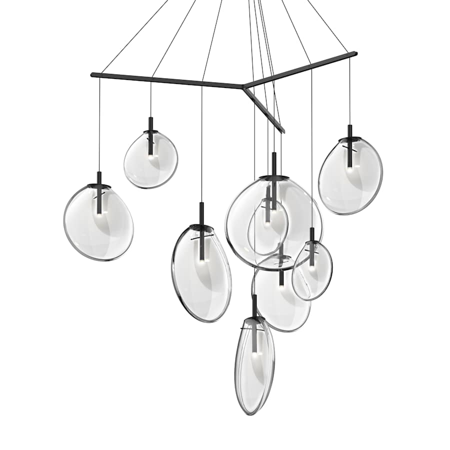 Sonneman Cantina 9 Light 57" Wide Full Sized Pendant