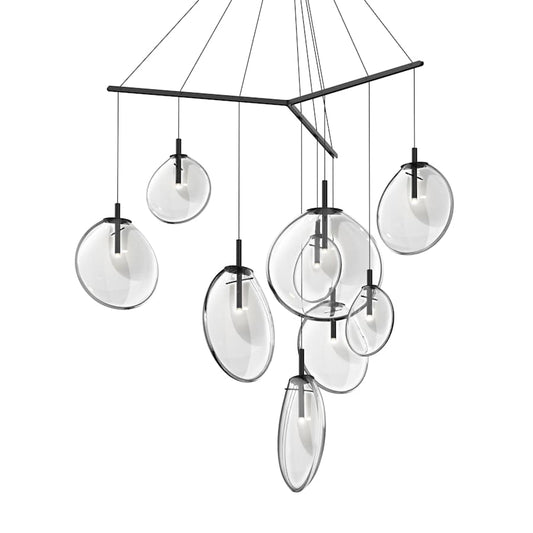 Sonneman Cantina 9 Light 57" Wide Full Sized Pendant