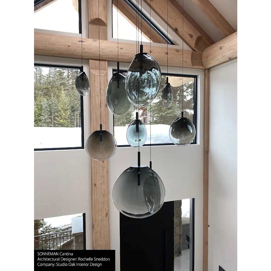 Sonneman Cantina 9 Light 57" Wide Full Sized Pendant