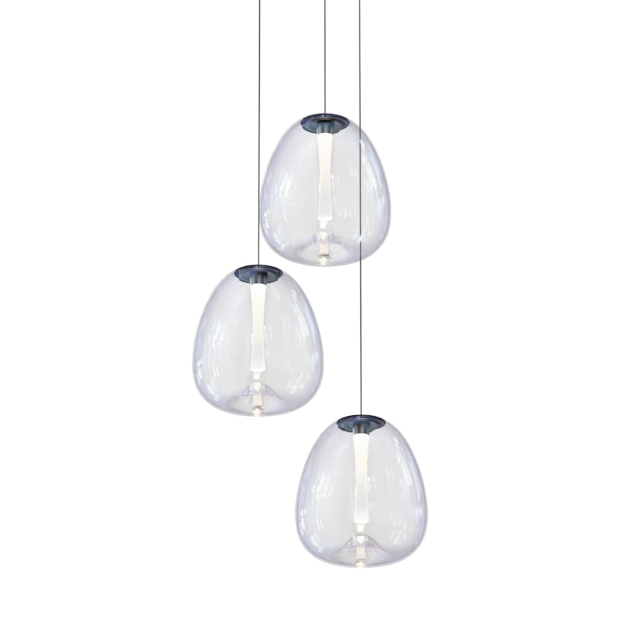 Sonneman Mela 3 Light 20" Wide LED Multi Light Pendant