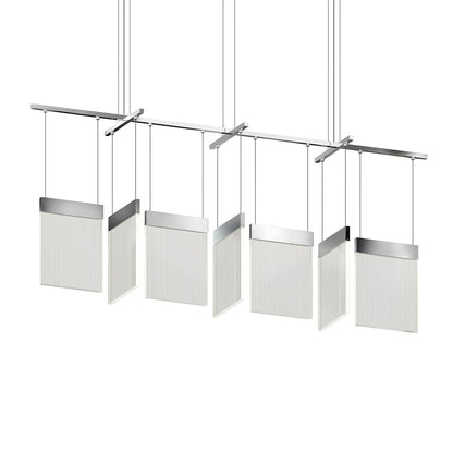 Sonneman V Panels 56" Wide Suspension Linear Pendant