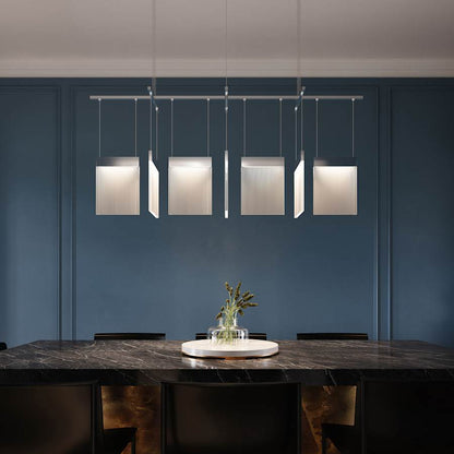 Sonneman V Panels 56" Wide Suspension Linear Pendant