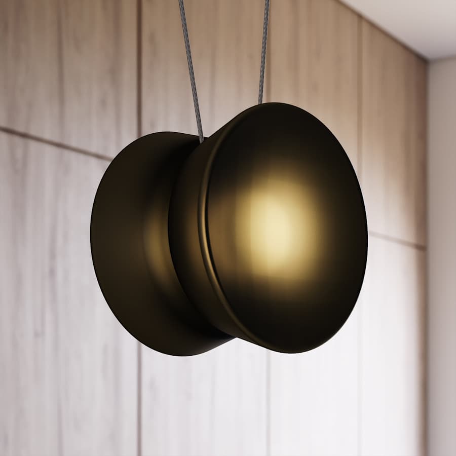 Sonneman Yo-Yo 156" Wide LED Multi Light Pendant with Smoke Glass Shades