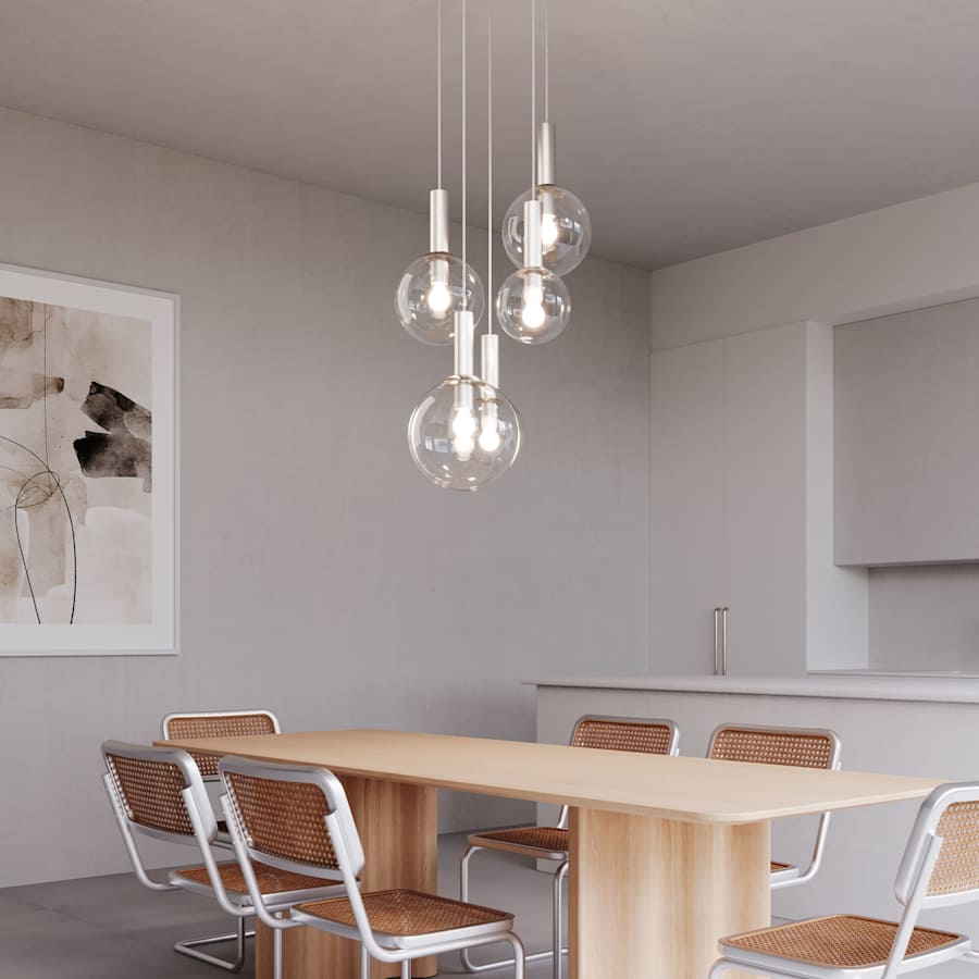 Sonneman Bubbles 5 Light 26" Wide Multi Light Pendant