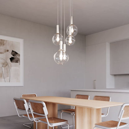 Sonneman Bubbles 5 Light 26" Wide Multi Light Pendant