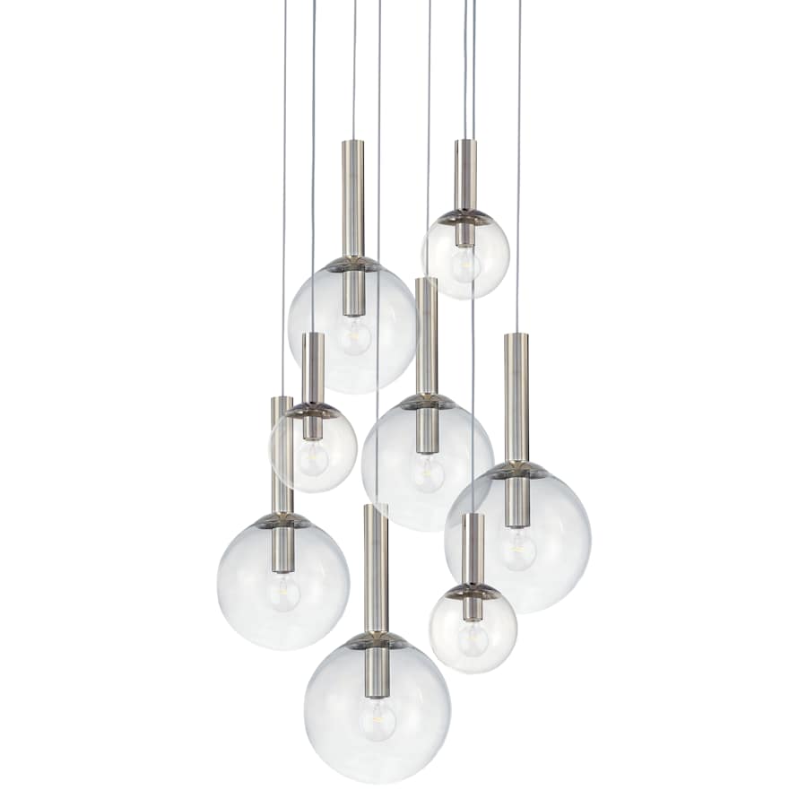 Sonneman Bubbles 8 Light 29" Wide Multi Light Pendant