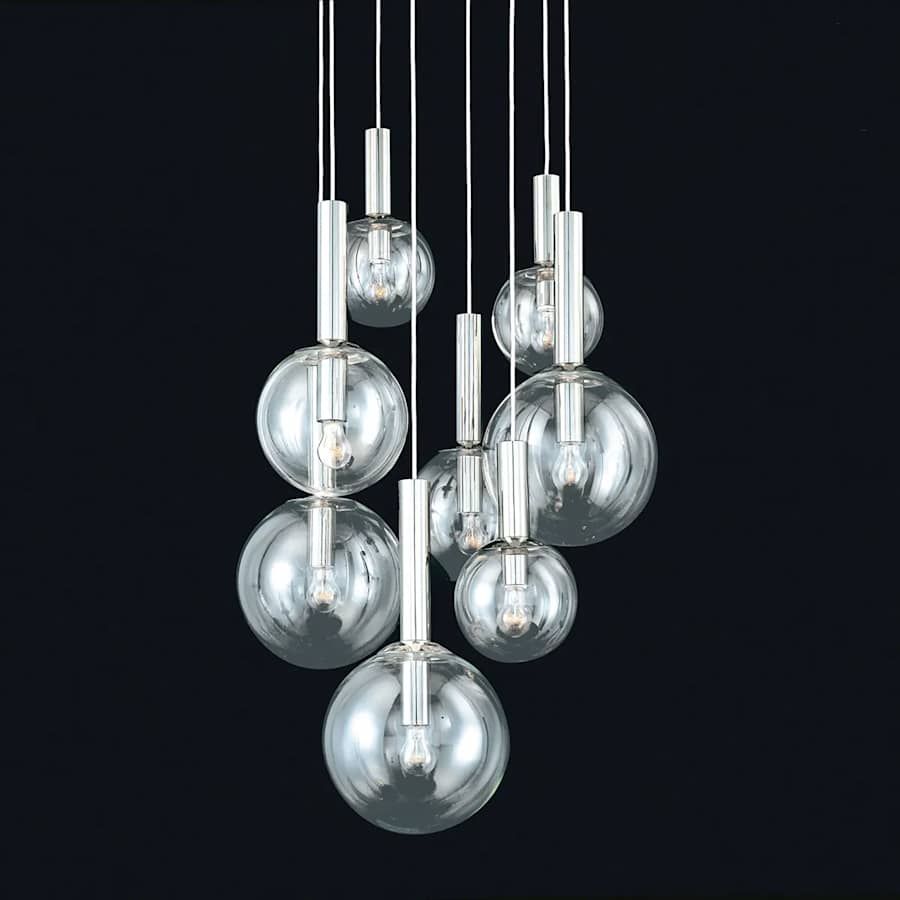 Sonneman Bubbles 8 Light 29" Wide Multi Light Pendant