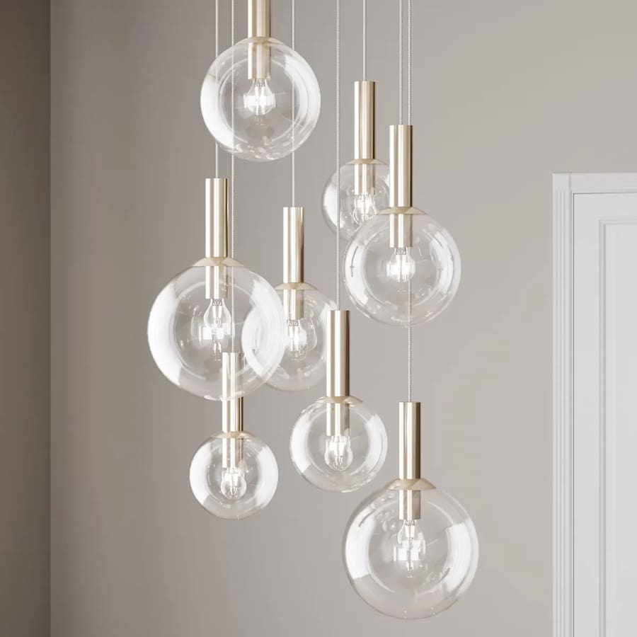Sonneman Bubbles 8 Light 29" Wide Multi Light Pendant