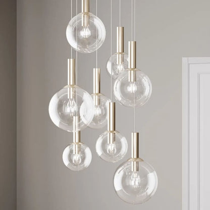 Sonneman Bubbles 8 Light 29" Wide Multi Light Pendant
