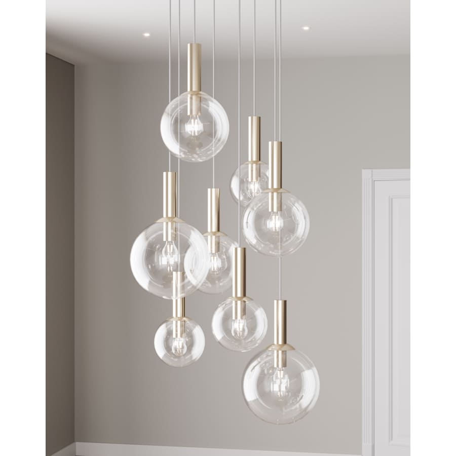 Sonneman Bubbles 8 Light 29" Wide Multi Light Pendant