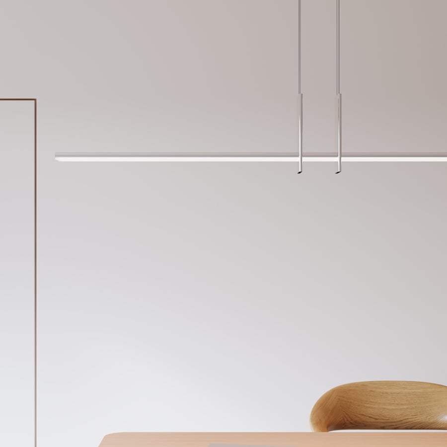 Sonneman Fino Duo 60" Wide Suspension Linear Pendant
