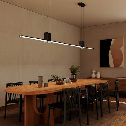 Sonneman Fino Duo 60" Wide Suspension Linear Pendant