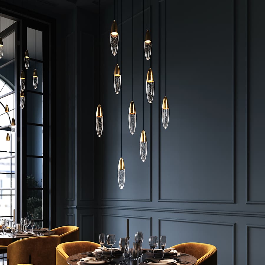 Sonneman Sultana 25" Wide Multi Light Pendant