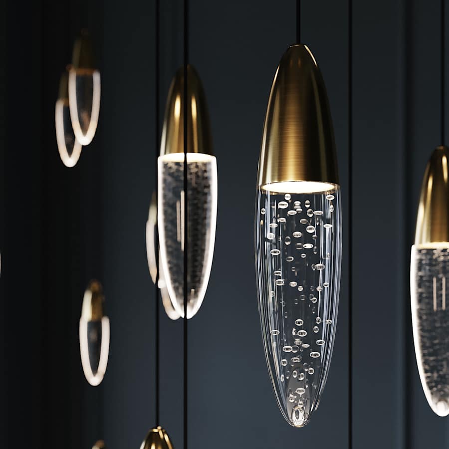 Sonneman Sultana 25" Wide Multi Light Pendant