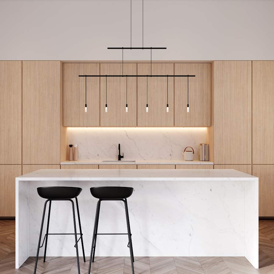 Sonneman Suspenders LED 2-Tier Linear Pendant