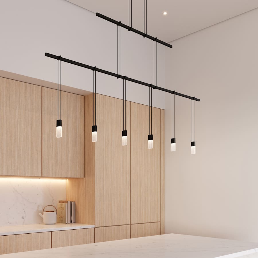 Sonneman Suspenders LED 2-Tier Linear Pendant