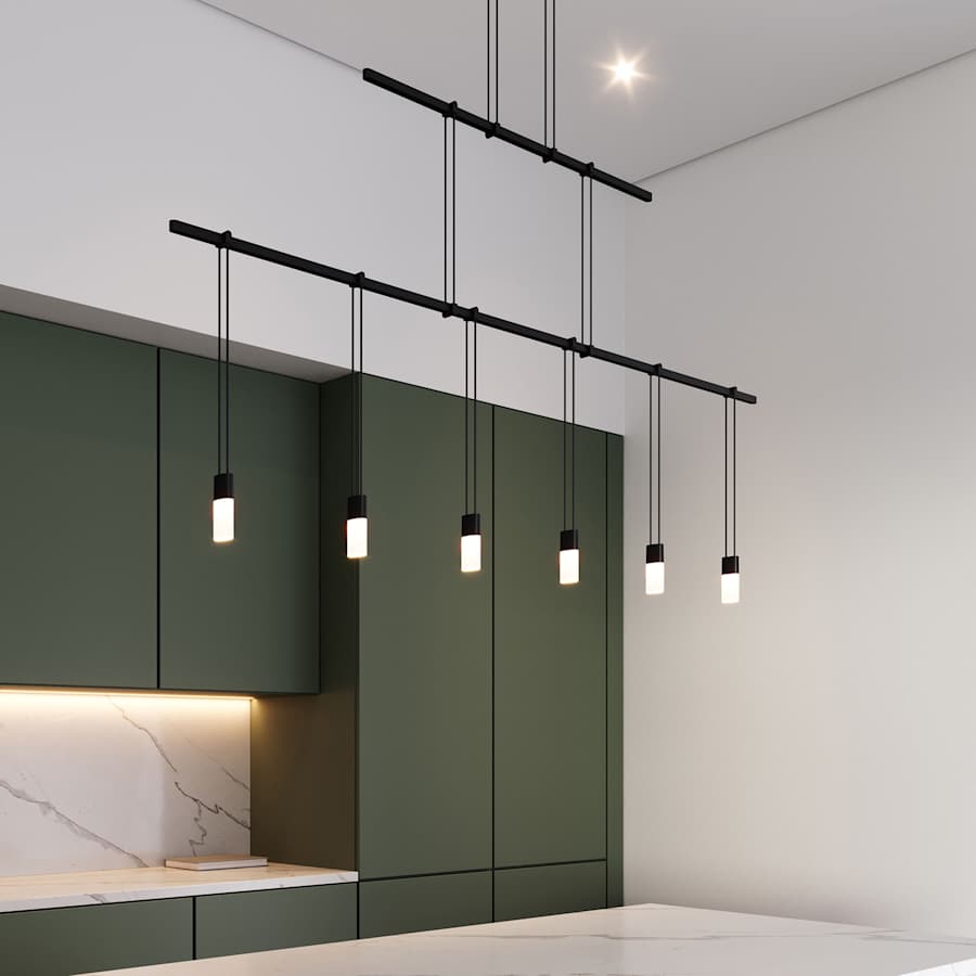 Sonneman Suspenders LED 2-Tier Linear Pendant