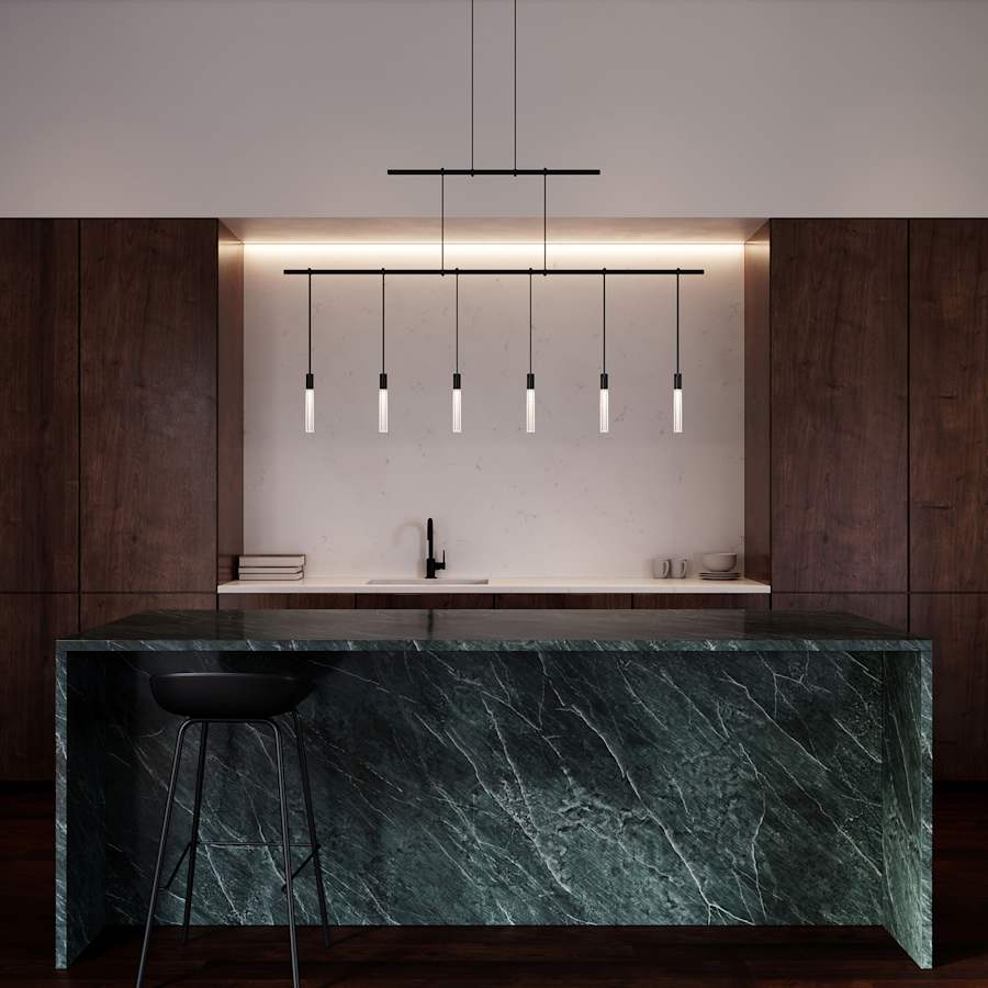 Sonneman Suspenders LED 2-Tier Linear Pendant