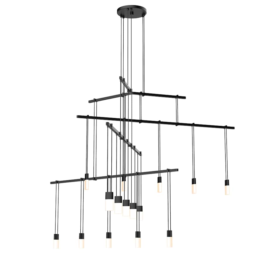 Sonneman Suspenders LED 4-Tier Tri-Bar Multi Light Pendant