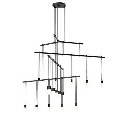 Sonneman Suspenders LED 4-Tier Tri-Bar Multi Light Pendant