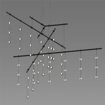 Sonneman Suspenders LED 4-Tier Tri-Bar Multi Light Pendant
